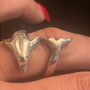 925 SILVER MEXICO VINTAGE DOLPHIN RING